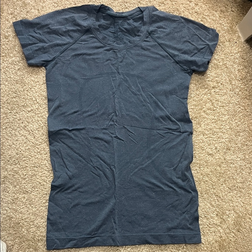 lululemon athletica blue Short Sleeve Tee